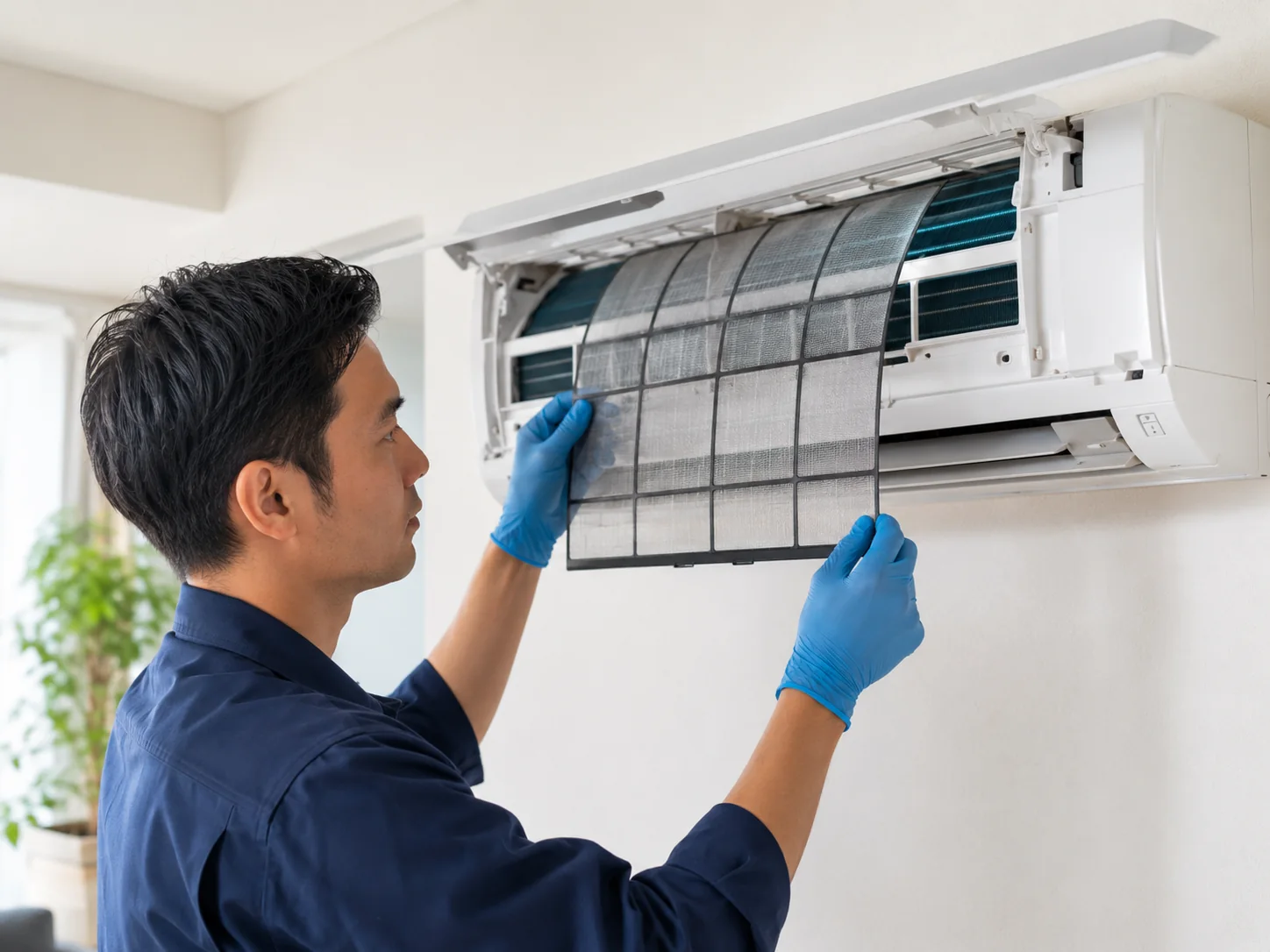 Illustrative air-conditioning installer
